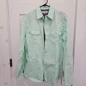 pd&c Button Up Shirt, Mint Green